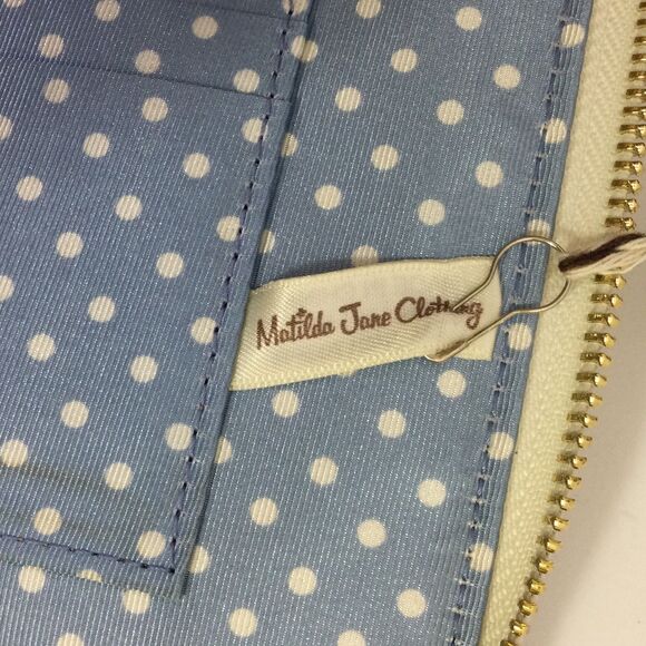 Matilda Jane On The Go Vegan Floral Zip Tablet Tech Organizer Travel Case New - Picture 9 of 11